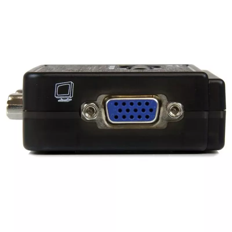 StarTech.com Κιτ διακόπτη KVM USB 2 θυρών μαύρο με ήχο και καλώδια