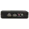 StarTech.com Κιτ διακόπτη KVM USB 2 θυρών μαύρο με ήχο και καλώδια