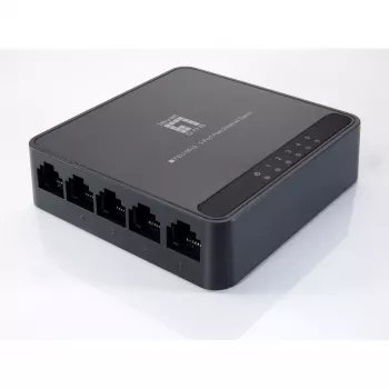 Διακόπτης δικτύου LevelOne FEU-0512 Fast Ethernet 10/100 Μαύρο