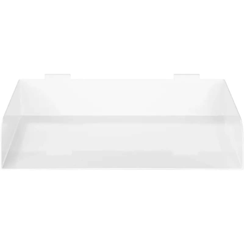 InLine 23182B Ράφι Slatwall, μεγάλο, ατσάλινο, 318 x 250 x 68 mm, έως 3 kg, λευκό