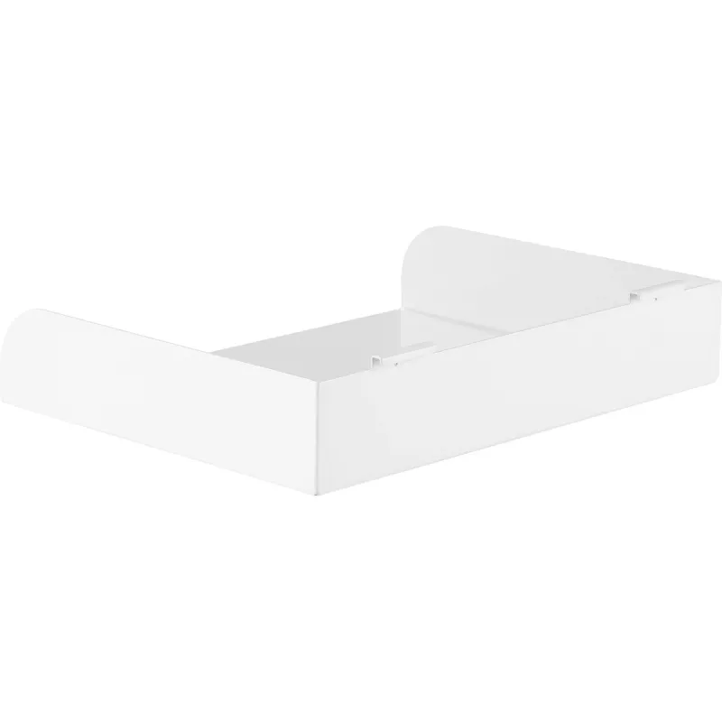 InLine 23182B Ράφι Slatwall, μεγάλο, ατσάλινο, 318 x 250 x 68 mm, έως 3 kg, λευκό