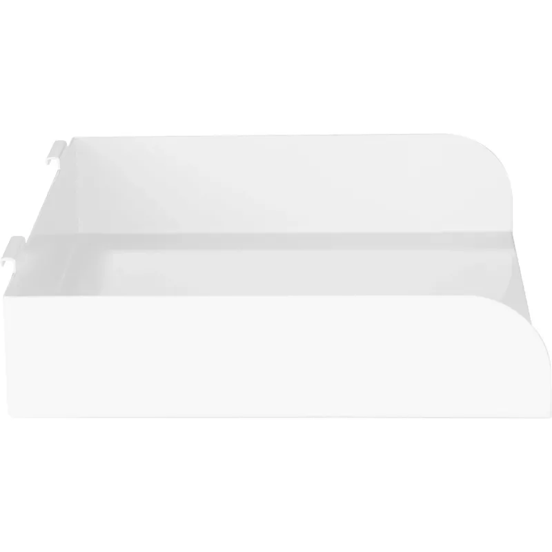 InLine 23182B Ράφι Slatwall, μεγάλο, ατσάλινο, 318 x 250 x 68 mm, έως 3 kg, λευκό