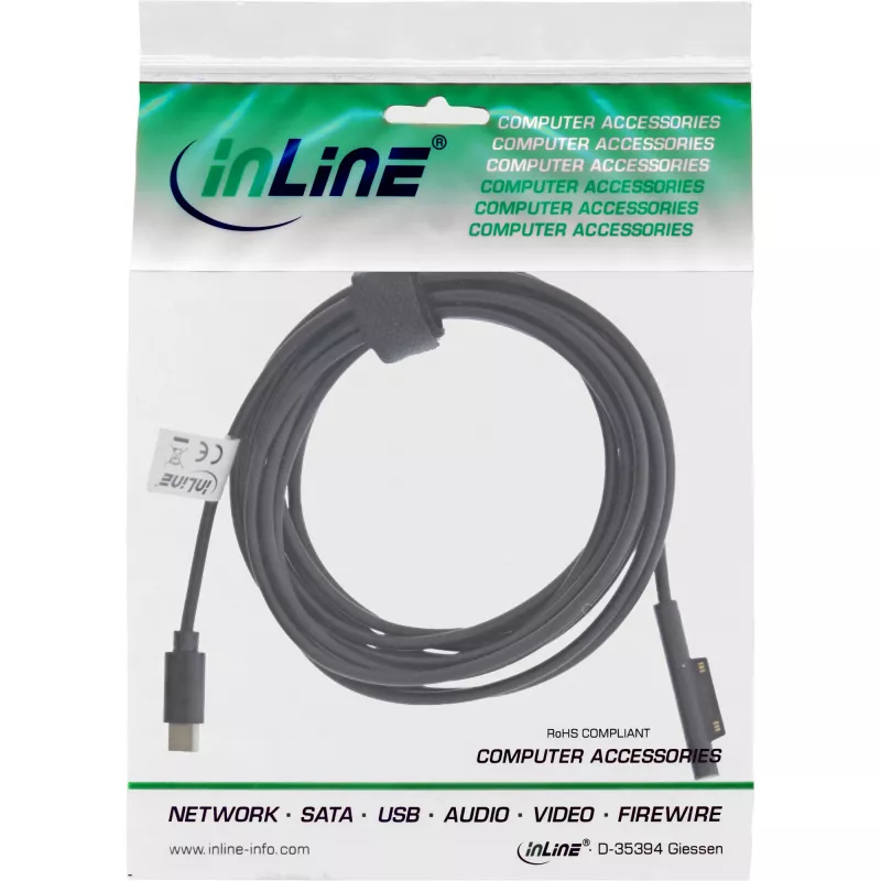 Καλώδιο φόρτισης USB-C σε Surface InLine 26670B 3m