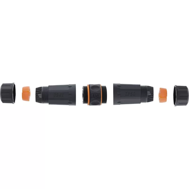 InLine Σύνδεσμος Cat.6A, αδιάβροχος IP68, 2x RJ45 θηλυκό/θηλυκό, 1:1