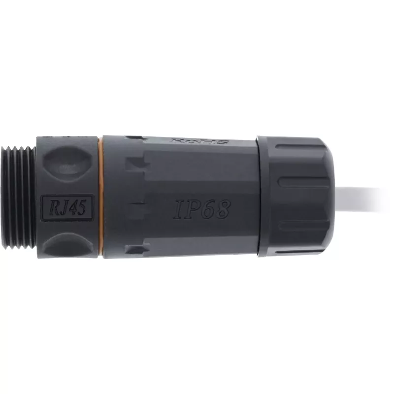 InLine Σύνδεσμος Cat.6A, αδιάβροχος IP68, 2x RJ45 θηλυκό/θηλυκό, 1:1