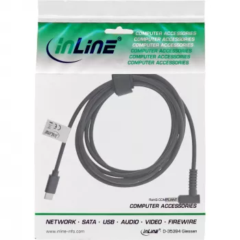 InLine Καλώδιο φόρτισης USB-C σε HP Notebook (στρογγυλό/μικρό), 2 m