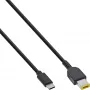 InLine Καλώδιο φόρτισης USB-C σε Lenovo Notebook (ορθογώνιο), 2 m