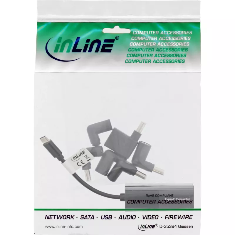 Τροφοδοτικό InLine Notebook 26679 USB-C 7-in-1 σετ φόρτισης
