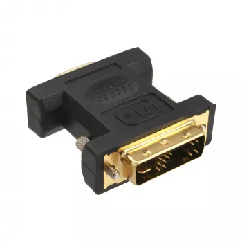InLine Προσαρμογέας DVI-A DVI 12+5 αρσενικό σε VGA 15HD θηλυκό επιχρυσωμένο