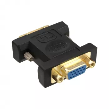 InLine Προσαρμογέας DVI-A DVI 12+5 αρσενικό σε VGA 15HD θηλυκό επιχρυσωμένο