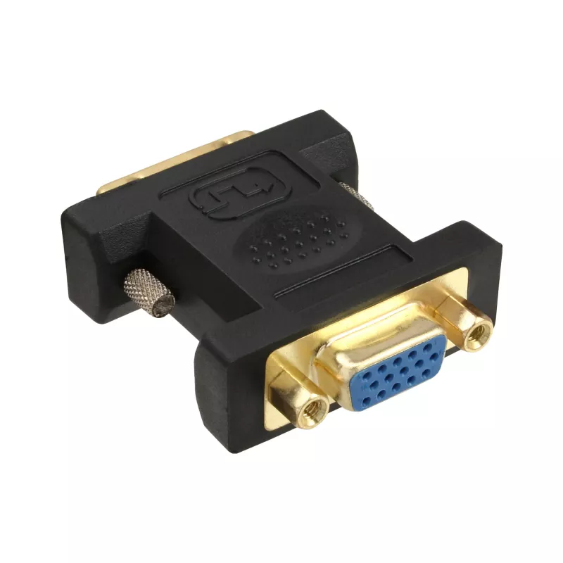 InLine Προσαρμογέας DVI-A DVI 12+5 αρσενικό σε VGA 15HD θηλυκό επιχρυσωμένο