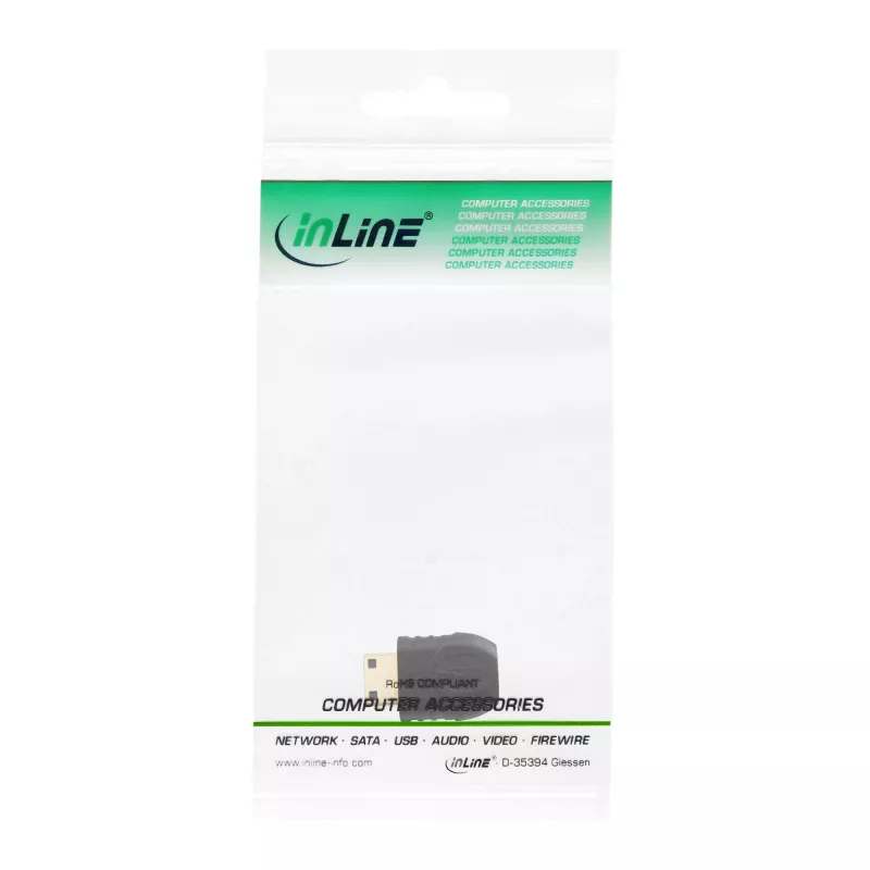 Προσαρμογέας HDMI Type-C αρσενικό / Type-D θηλυκό InLine 17690I