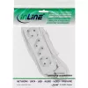 Πολύπριζο InLine, 4 θέσεων, 2x CEE7/3 + 2x Euro CEE 7/16, λευκό, 1,5 m