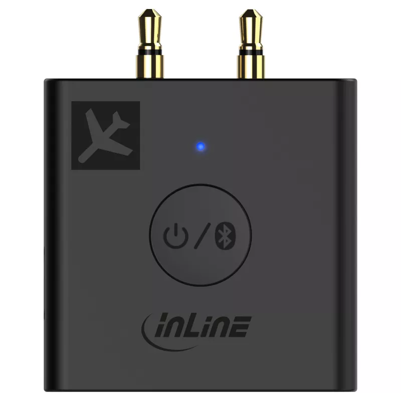 Πομποδέκτης ήχου Bluetooth InLine Airplane, BT 5.0, aptX HD/LL