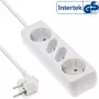 Πολύπριζο InLine, 4 θέσεων, 2x CEE7/3 + 2x Euro CEE 7/16, λευκό, 3m