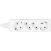 Πολύπριζο InLine, 4 θέσεων, 2x CEE7/3 + 2x Euro CEE 7/16, λευκό, 3m