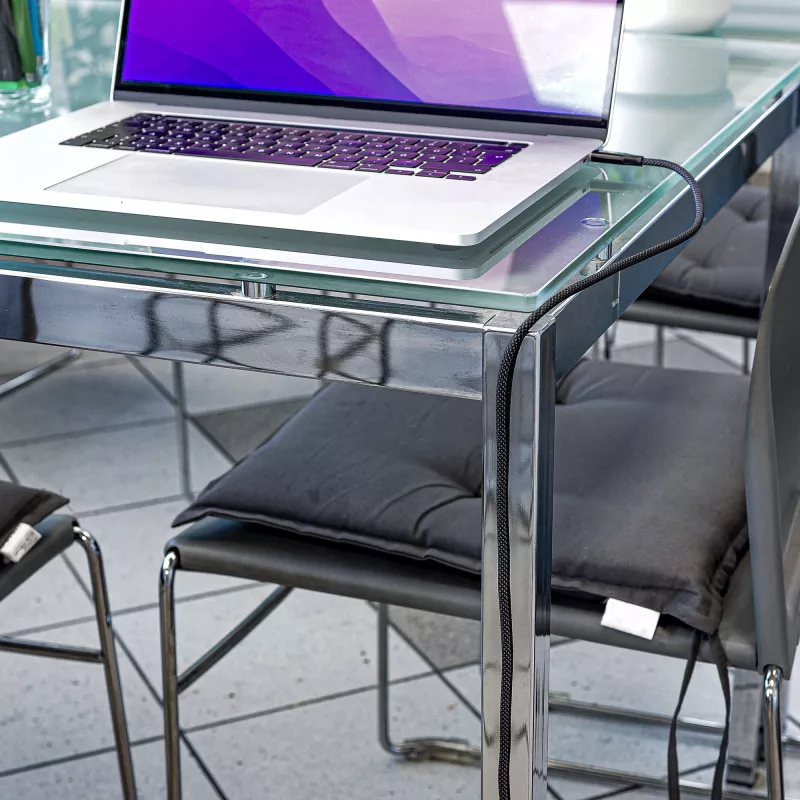 Μαγνητικό καλώδιο USB-C InLine, USB-C βύσμα/βύσμα, 100W, μαύρο, 2m