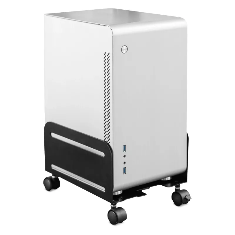 Τρόλεϊ PC InLine, καροτσάκι για κουτί υπολογιστή, έως 10 kg, μαύρο