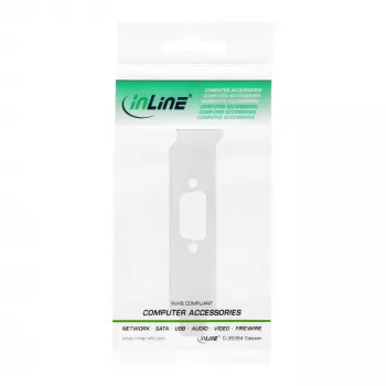 Κάλυμμα υποδοχής Low-Profile InLine 33208D με άνοιγμα για σύνδεσμο DB9