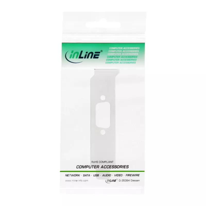 Κάλυμμα υποδοχής Low-Profile InLine 33208D με άνοιγμα για σύνδεσμο DB9