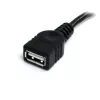 Καλώδιο επέκτασης StarTech.com 0,91 m μαύρο USB 2.0 A σε A - M/F