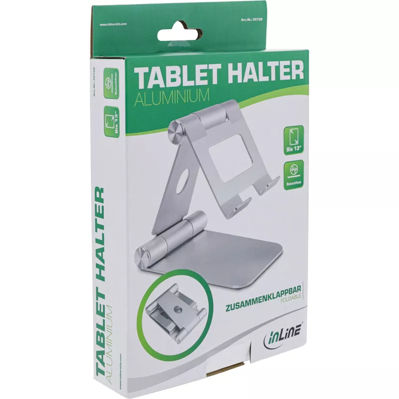 Βάση tablet InLine 55728 αλουμίνιο Universal έως 13 ίντσες