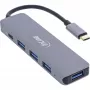 USB Hub InLine USB 3.2 USB-C Multi Hub 4x USB-A 5Gb/s + USB-C (δεδομένα/PD 87W)