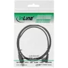 InLine Καλώδιο USB Type-A αρσενικό / Mini-USB αρσενικό 5 Pin γωνιακό 90° μαύρο 2 m