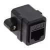 Ζεύξη καλωδίου Patch UTP 2x RJ45 θηλυκό για εγκατάσταση