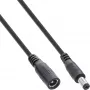 Καλώδιο επέκτασης DC InLine, αρσενικό/θηλυκό DC 5,5x2,1mm, μαύρο, 3m