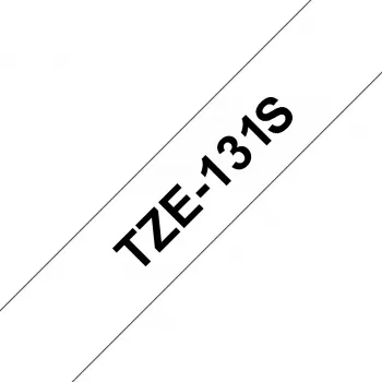 Brother TZE131S ταινία ετικετών μαύρο σε διαφανές TZe