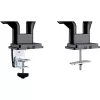 InLine βάση γραφείου με μηχανισμό ανύψωσης και USB/Ήχο, 2 οθόνες έως 81 cm (32 ίντσες), μαύρο