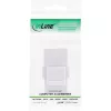 InLine USB 3.1 Snap-In μονάδα, USB-C υποδοχή θηλυκή/υποδοχή θηλυκή, λευκό κουτί