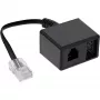 InLine καλώδιο προσαρμογέα TAE RJ45 βύσμα αρσενικό σε TAE-N & RJ11 υποδοχή θηλυκή 69943