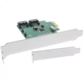 InLine κάρτα διασύνδεσης 2 θύρες SATA 6Gb/s x1 PCIe 2.0 RAID 0 / 1 / SPAN