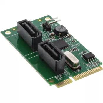 InLine κάρτα Mini-PCIe 2.0 2x SATA 6Gb/s RAID 0 / 1 / SPAN