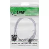 InLine Καλώδιο patch λεπτό, U/FTP, Cat.8.1, TPE χωρίς αλογόνα, λευκό 0,3 m