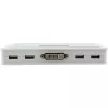 InLine Διακόπτης KVM 4 θυρών DVI-D + USB + Ήχος με 2 σετ καλωδίων