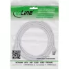 InLine Καλώδιο patch λεπτό, U/FTP, Cat.8.1, TPE χωρίς αλογόνα, λευκό 2 m