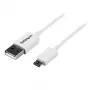 StarTech.com Καλώδιο Micro-USB 1 m λευκό - A σε Micro-B