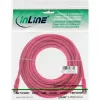 Καλώδιο δικτύου InLine SF/UTP Cat.5e ροζ 15m