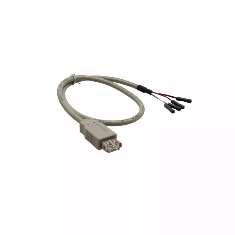 Καλώδιο προσαρμογέα InLine USB 2.0 Type-A υποδοχή θηλυκή / αρσενικό βύσμα pin header, 0,40 m, Bulk