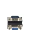 Προσαρμογέας VGA InLine 90° 15 Pin αρσενικό βύσμα / υποδοχή θηλυκή, InLine, 37248I