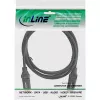 Καλώδιο High Speed HDMI περιστρεφόμενο InLine, με Eth., AM/AM, μαύρο, χρυσές επαφές, 2m