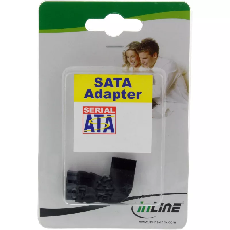 Προσαρμογέας SATA InLine αρσενικό βύσμα / υποδοχή θηλυκή ορθογώνιο 27700D