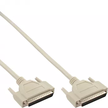Καλώδιο επέκτασης σειριακό InLine 37 Pin DB37 αρσενικό βύσμα/αρσενικό βύσμα απευθείας 5 m