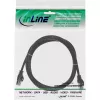 Καλώδιο δικτύου InLine SF/UTP Cat.5e μαύρο 1m