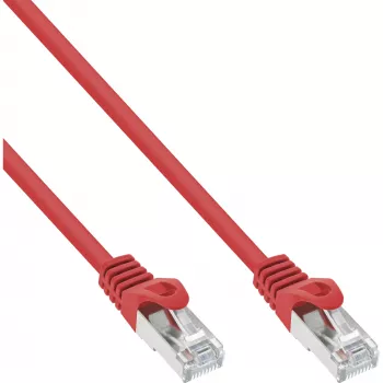 Καλώδιο δικτύου InLine SF/UTP Cat.5e κόκκινο 1m