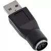 Αντάπτορας USB InLine βύσμα αρσενικό Type-A σε υποδοχή θηλυκή MD6 υποδοχή θηλυκή PS/2