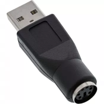 Αντάπτορας USB InLine βύσμα αρσενικό Type-A σε υποδοχή θηλυκή MD6 υποδοχή θηλυκή PS/2